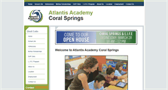 Desktop Screenshot of coralsprings.atlantisacademy.com